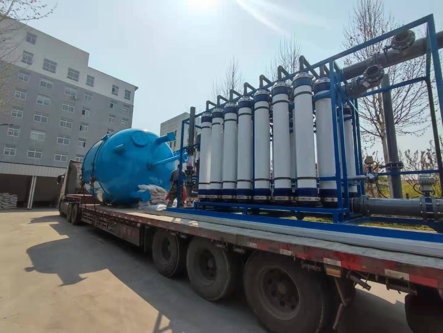 【安徽wnsr威尼斯】河南焦作生活用水80吨超滤发货(图1)