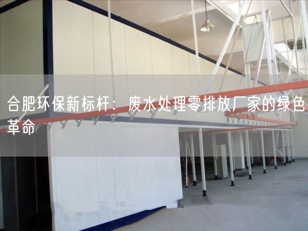 合肥环保新标杆：废水处理零排放厂家的绿色革命(图1)
